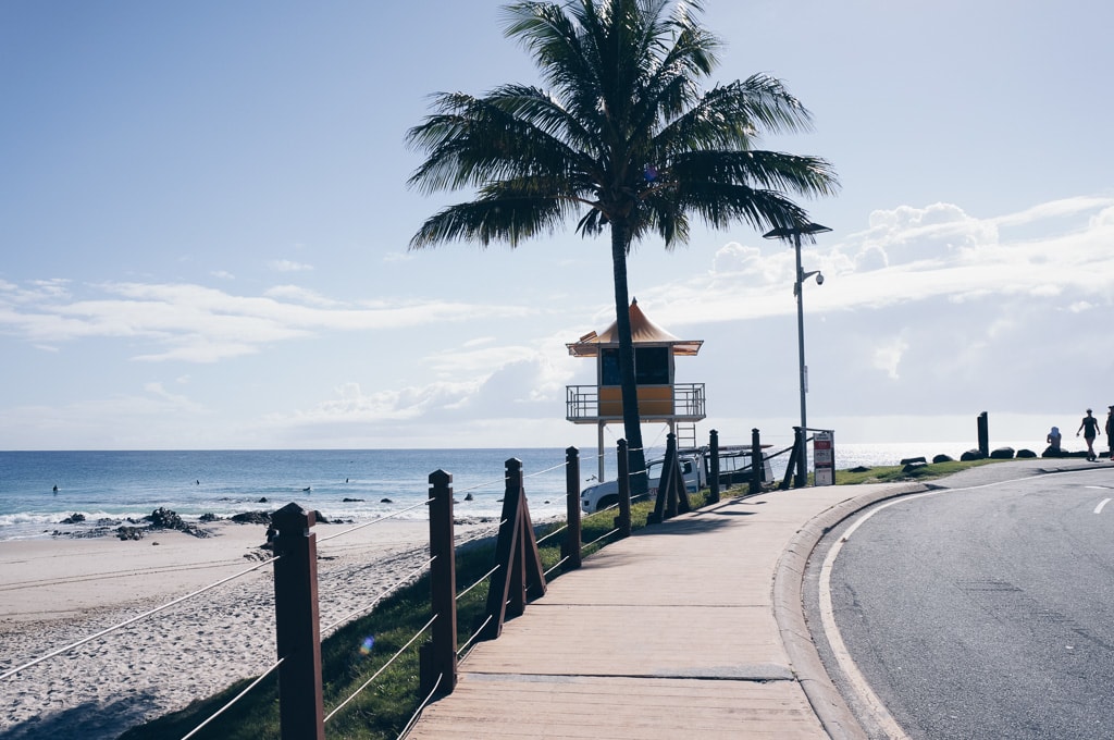 Coolangatta near Snapper Rocks on Australia's Gold Coast