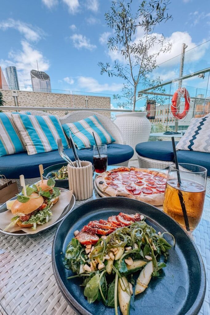 Soleil Pool Bar South Brisbane lunch